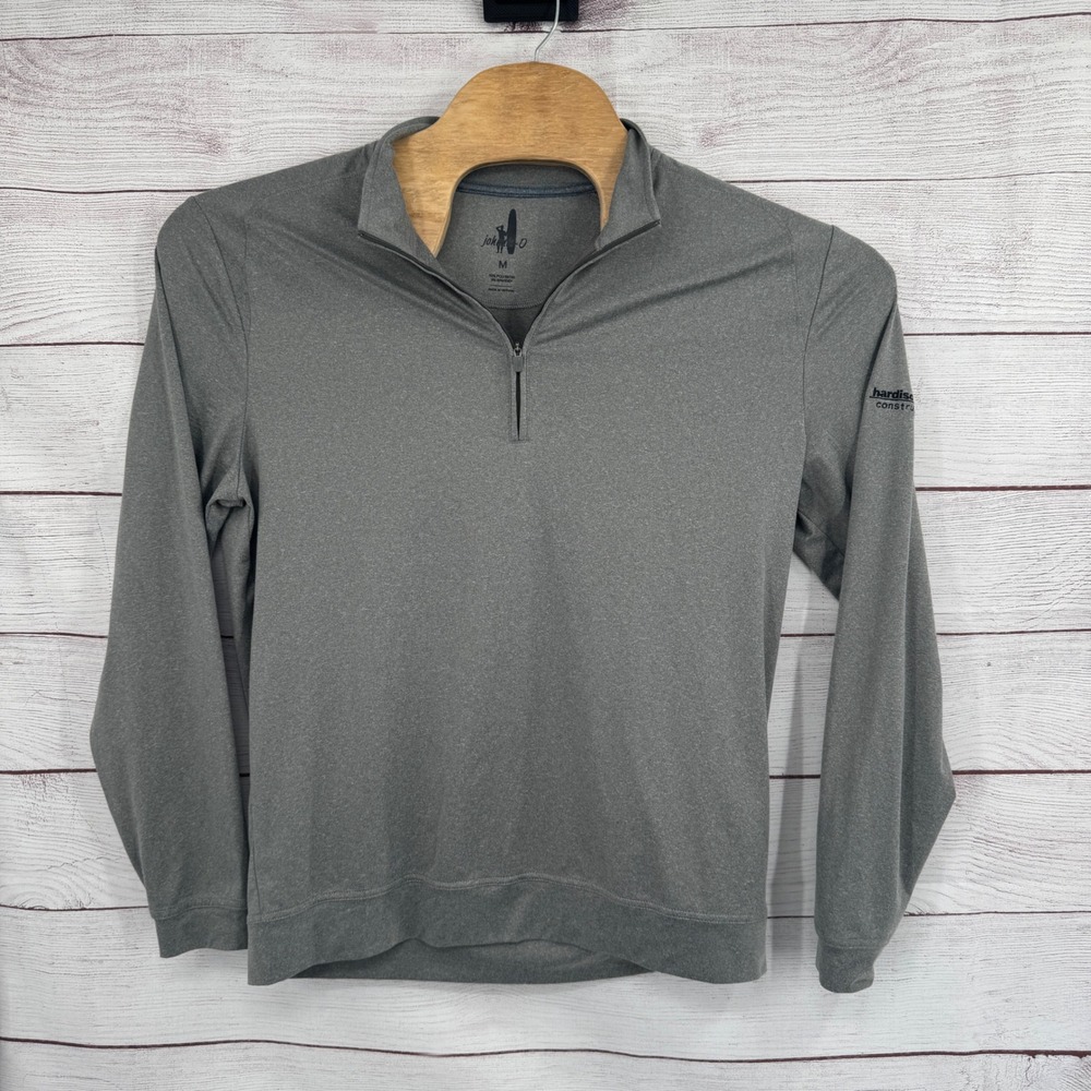 Johnnie-O Pullover Shirt Size Medium 1/4‎ Zip Long Sleeve Athletic Performance